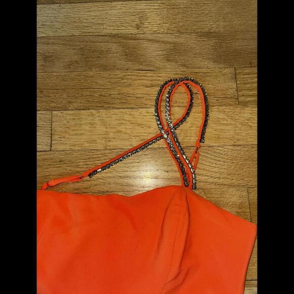 Oh Polly US 6 Cocktail Prom Homecoming Mini Cut Out Rhinestone Bodycon Dress - Picture 5 of 9